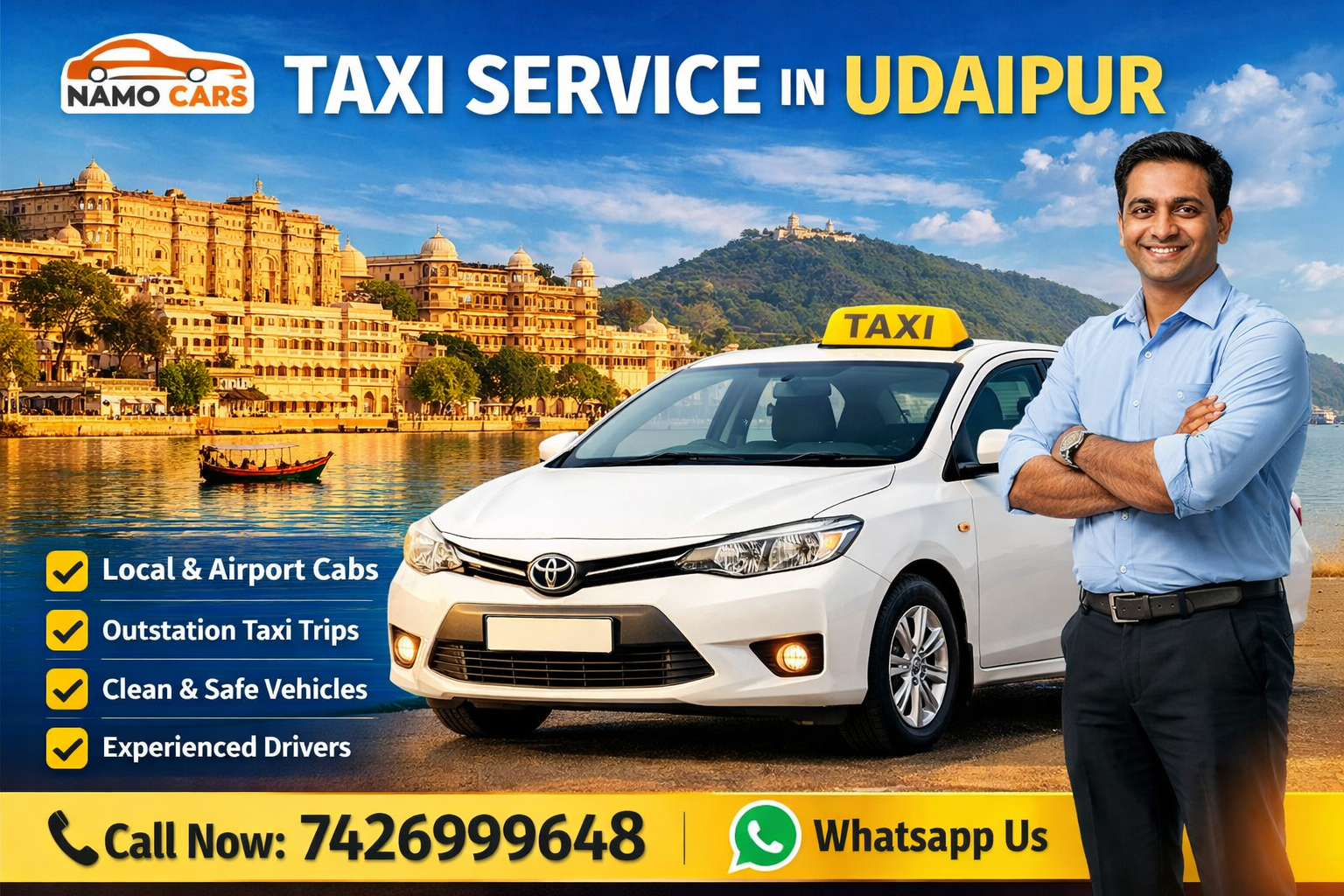 Taxi Service in Udaipur 